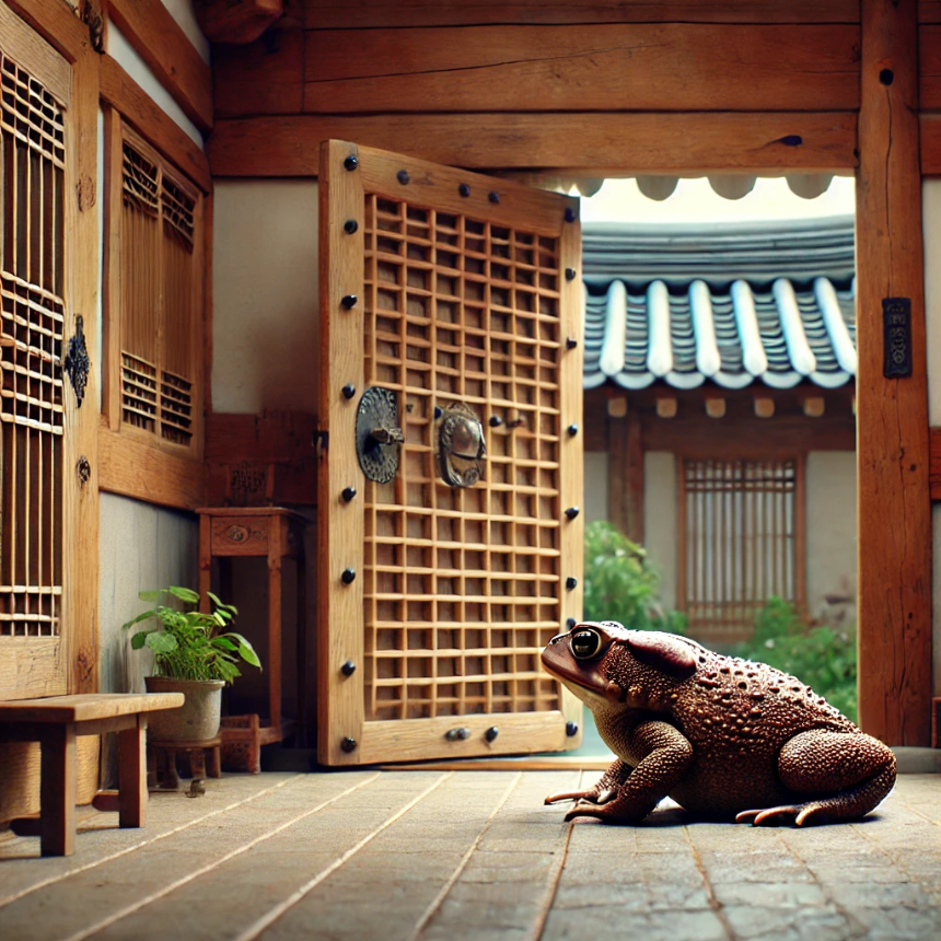 두꺼비가 집에 들어오는 꿈