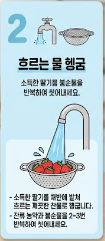 딸기 씻는 방법
