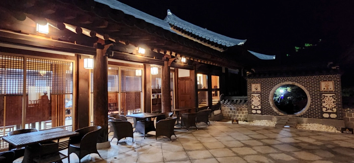 하이원 운암정 카페 뜰