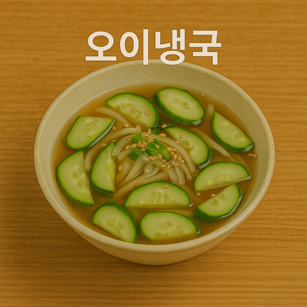 처서 대표 음식 오이냉국