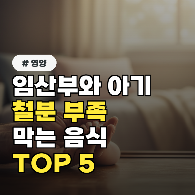 임산부와 아기, 철분 부족 막는 음식 TOP 5