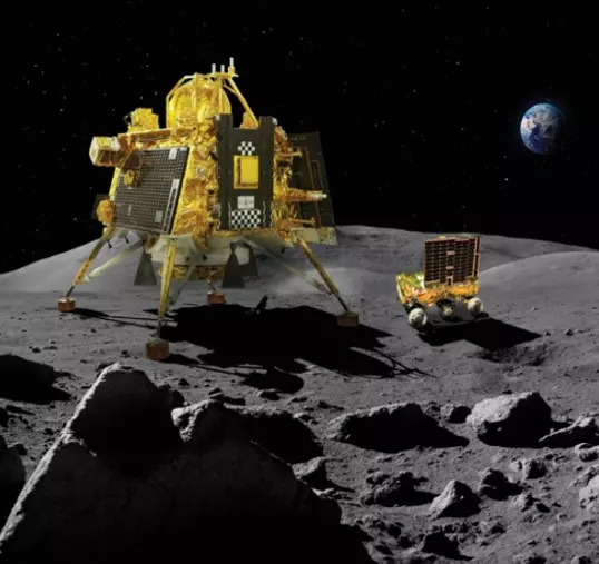 착륙선과 로버 이미지