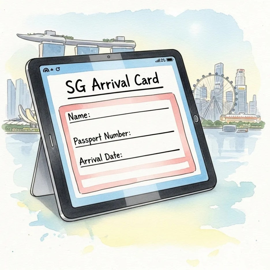깔끔하게 정리된 싱가포르 SGAC 온라인 양식