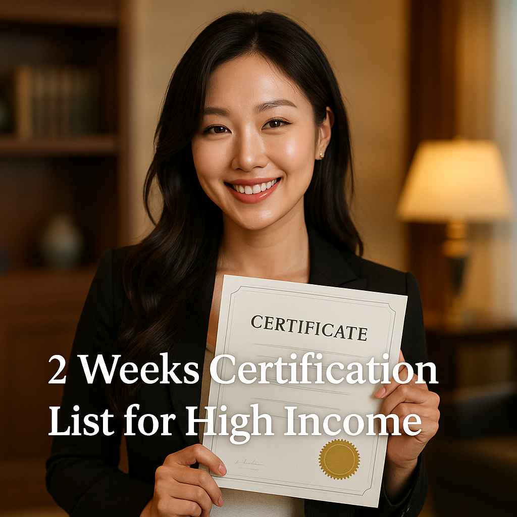 2주면 뚝딱 완성! 단기 고수익 자격증 총정리