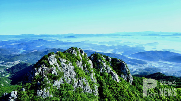 팔영산 등산지도