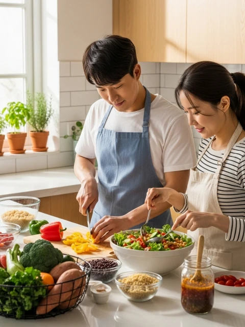 PHD 식단으로 시작하는 건강한 식습관은 제2형 당뇨병 예방에 도움을 줍니다