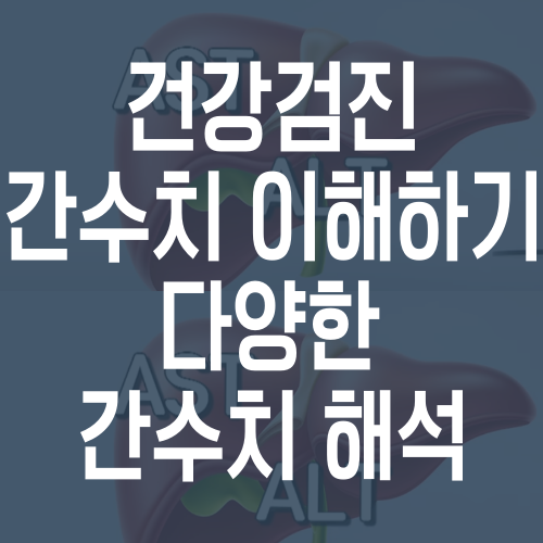 건강검진 간수치 이해하기 다양한 간수치 해석