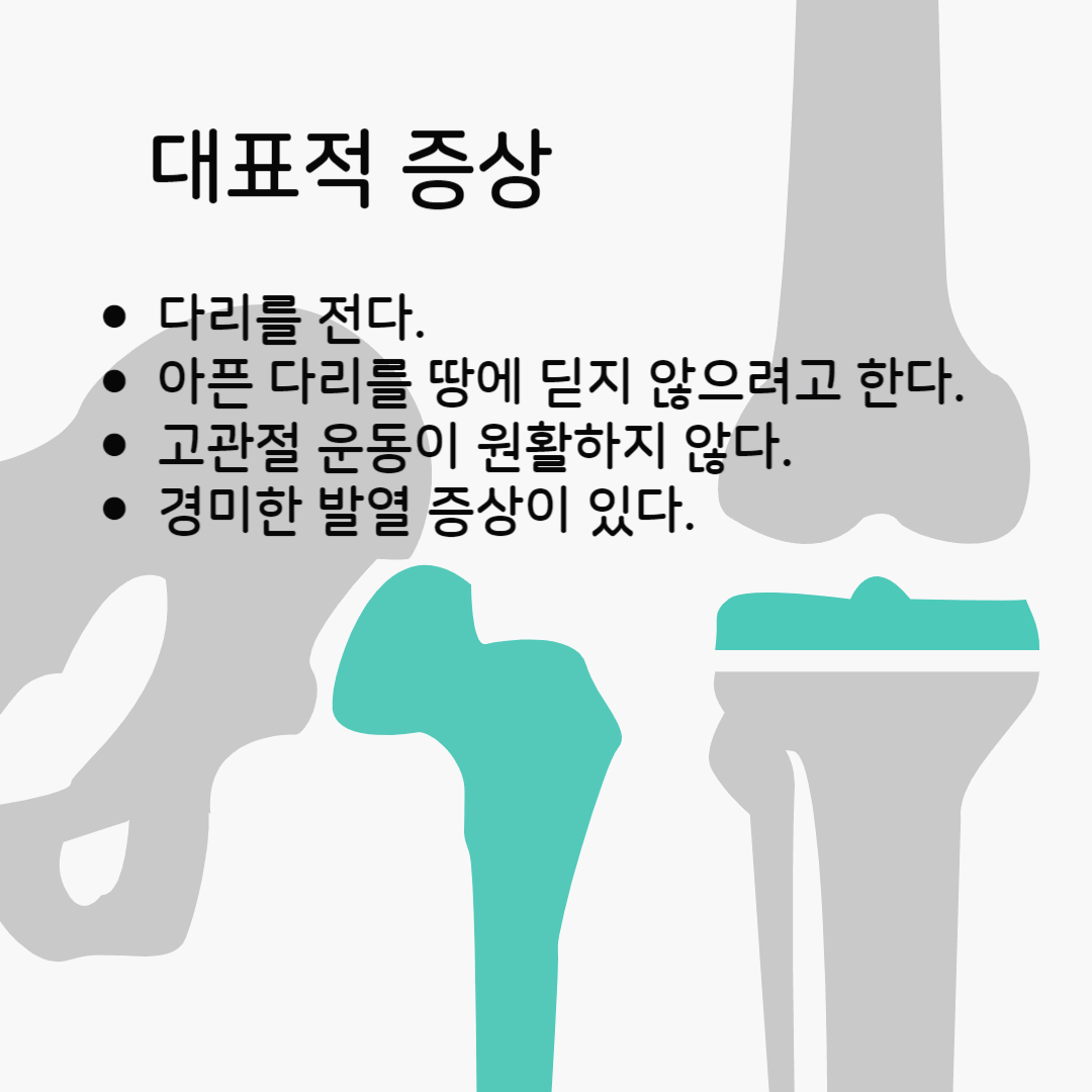 고관절 활액막염 증상