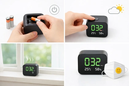 미세먼지측정기 사용법과 측정 방법 설명21