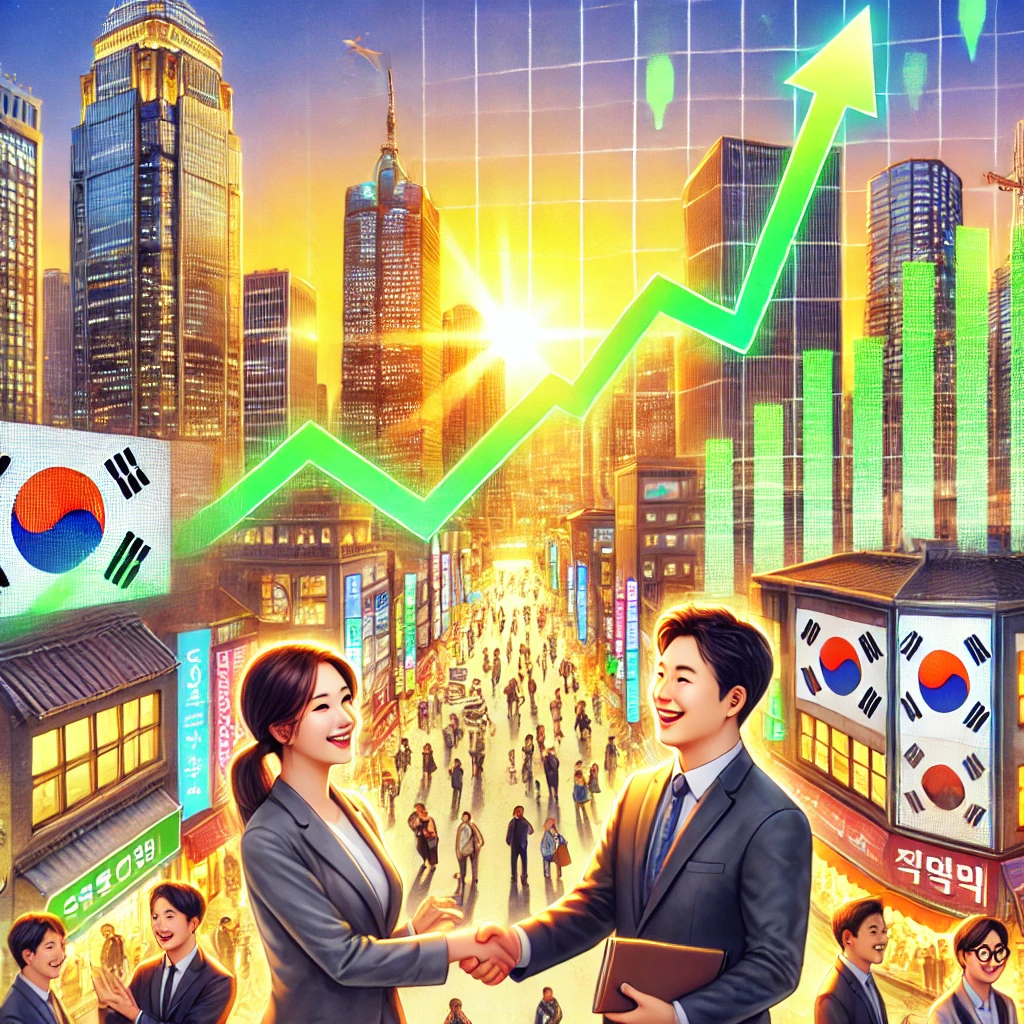 한국 경제 회복 이미지