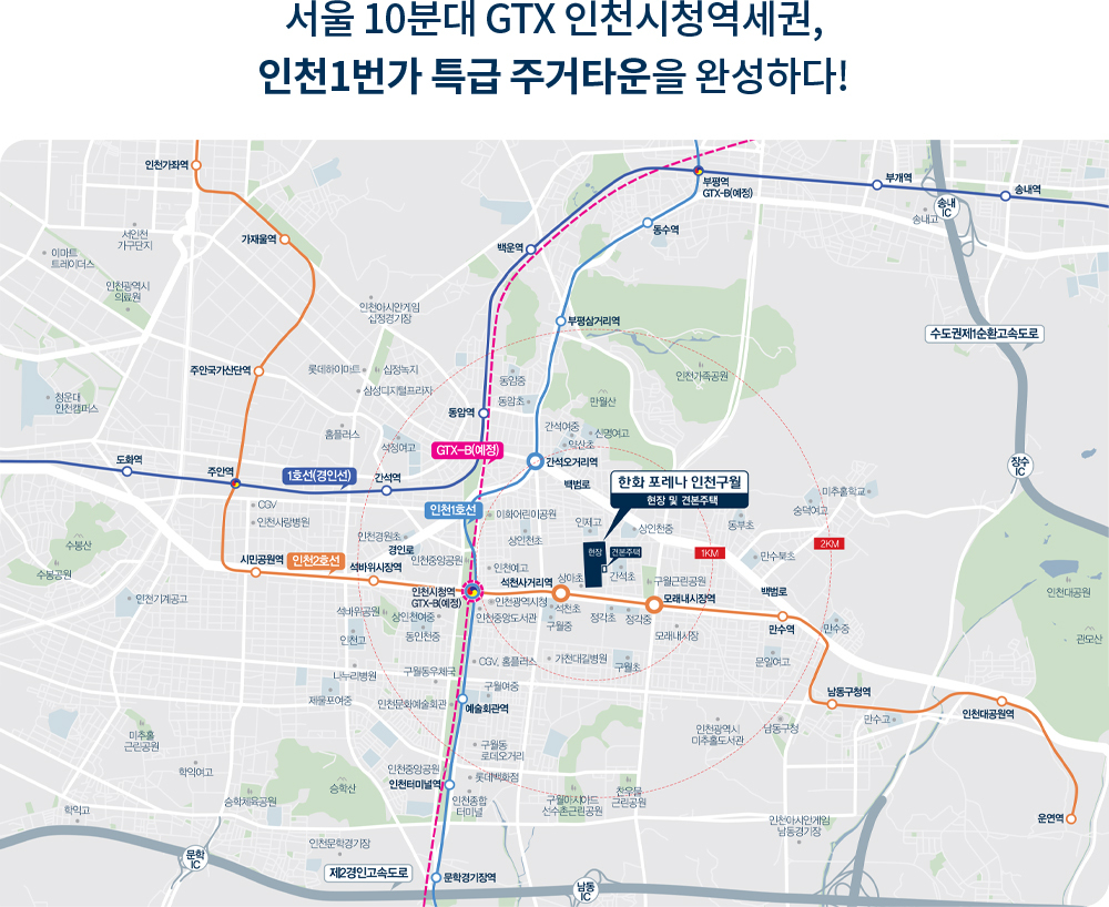 한화포레나 인천구월 - 입지환경