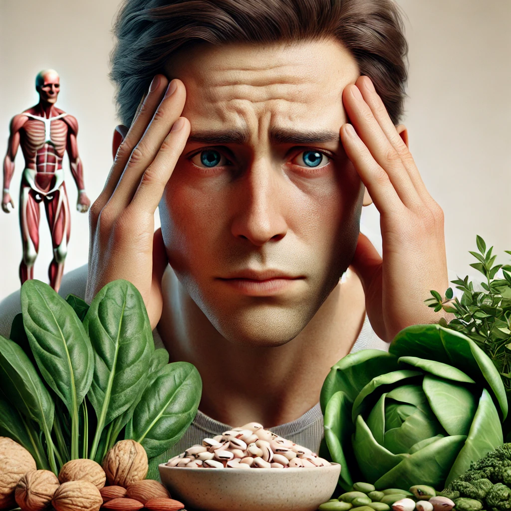 마그네슘 부족으로 인한 근육경련, 손발저림, 두통