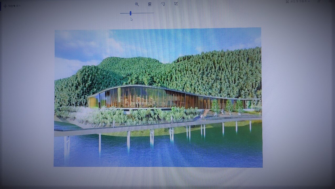 아중호수 도서관 조감도