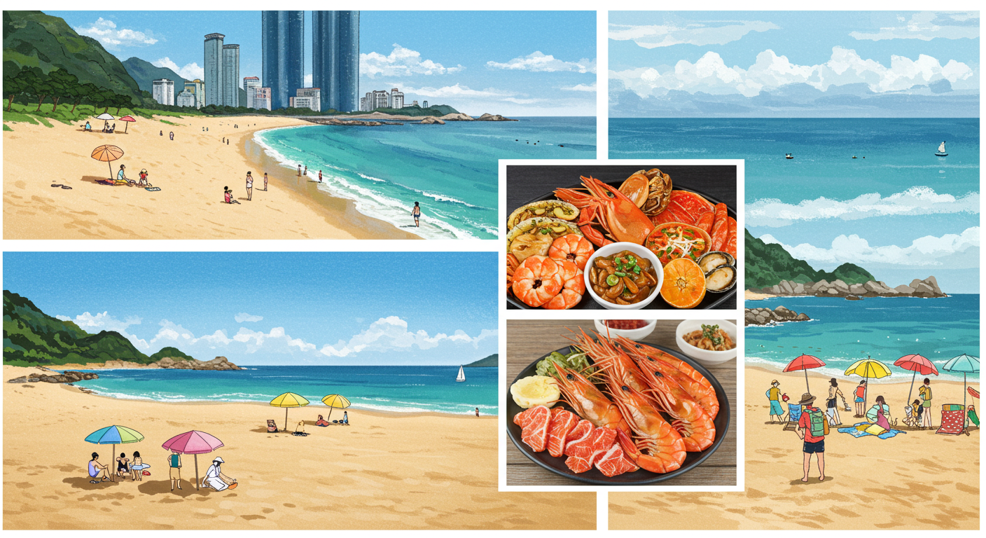 부산 여름여행이 특별한 이유, 바다와 축제와 미식