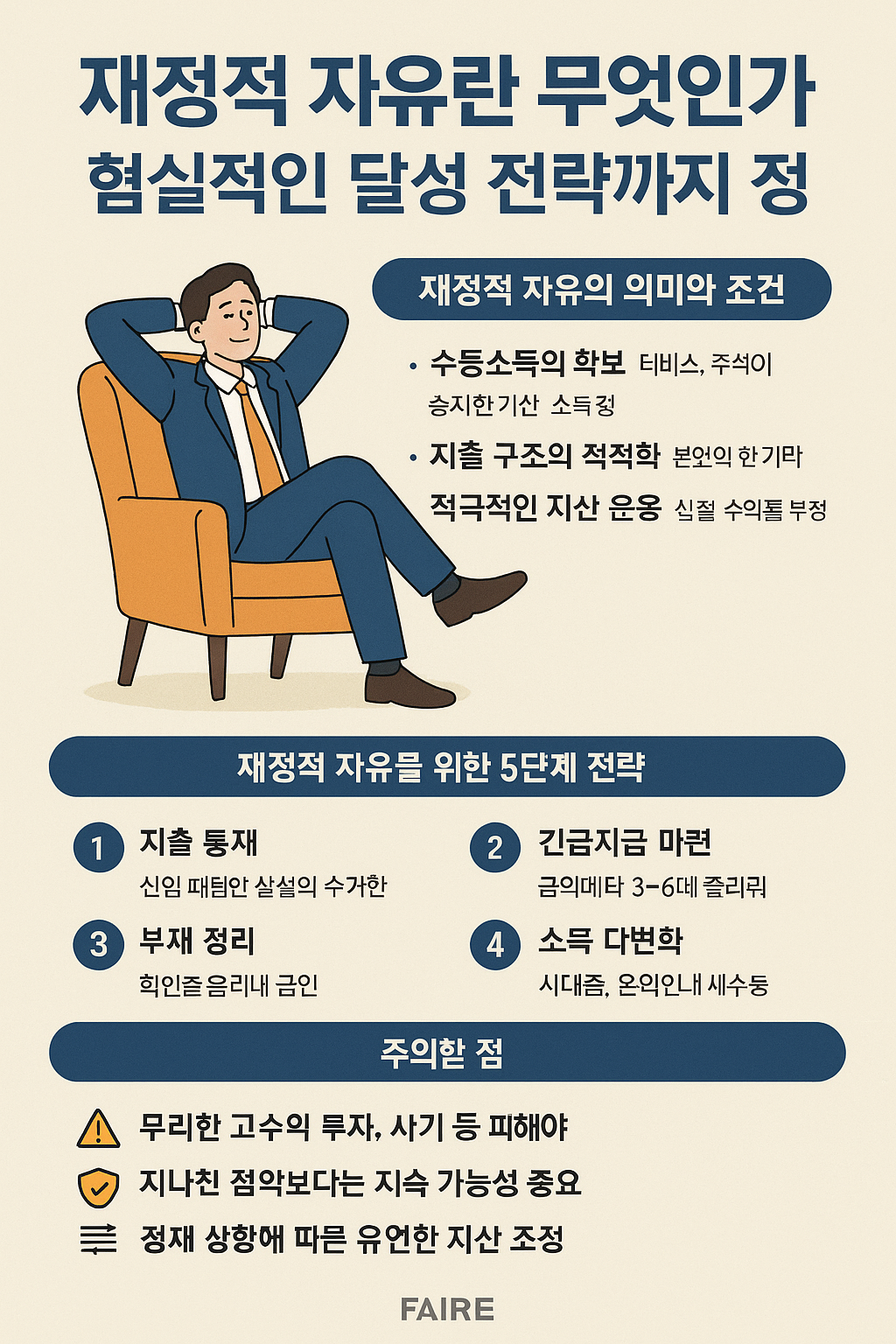 재정적 자유 사진