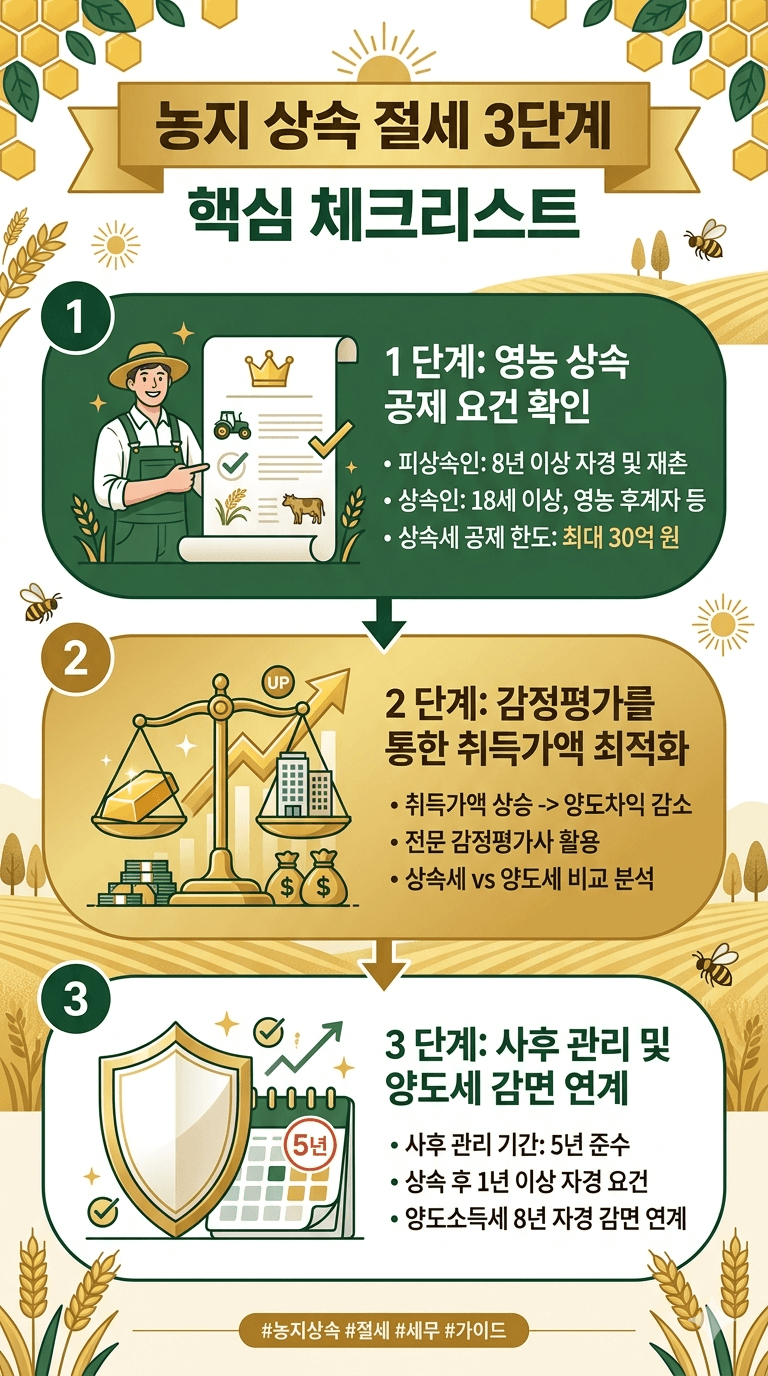 인포그래픽 : 농지 상속 절세