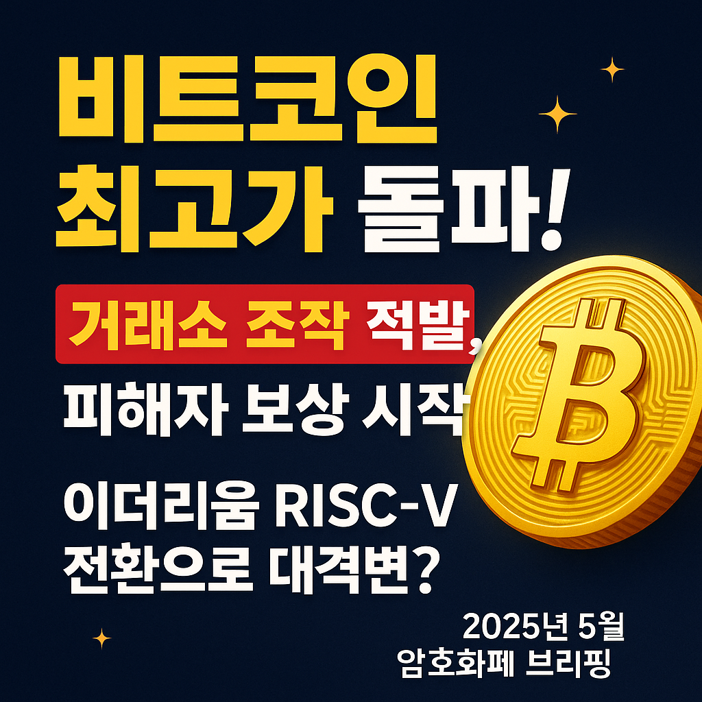 2025년 암호화폐 시장 브리핑: 비트코인 사상 최고가 돌파와 글로벌 규제 변화