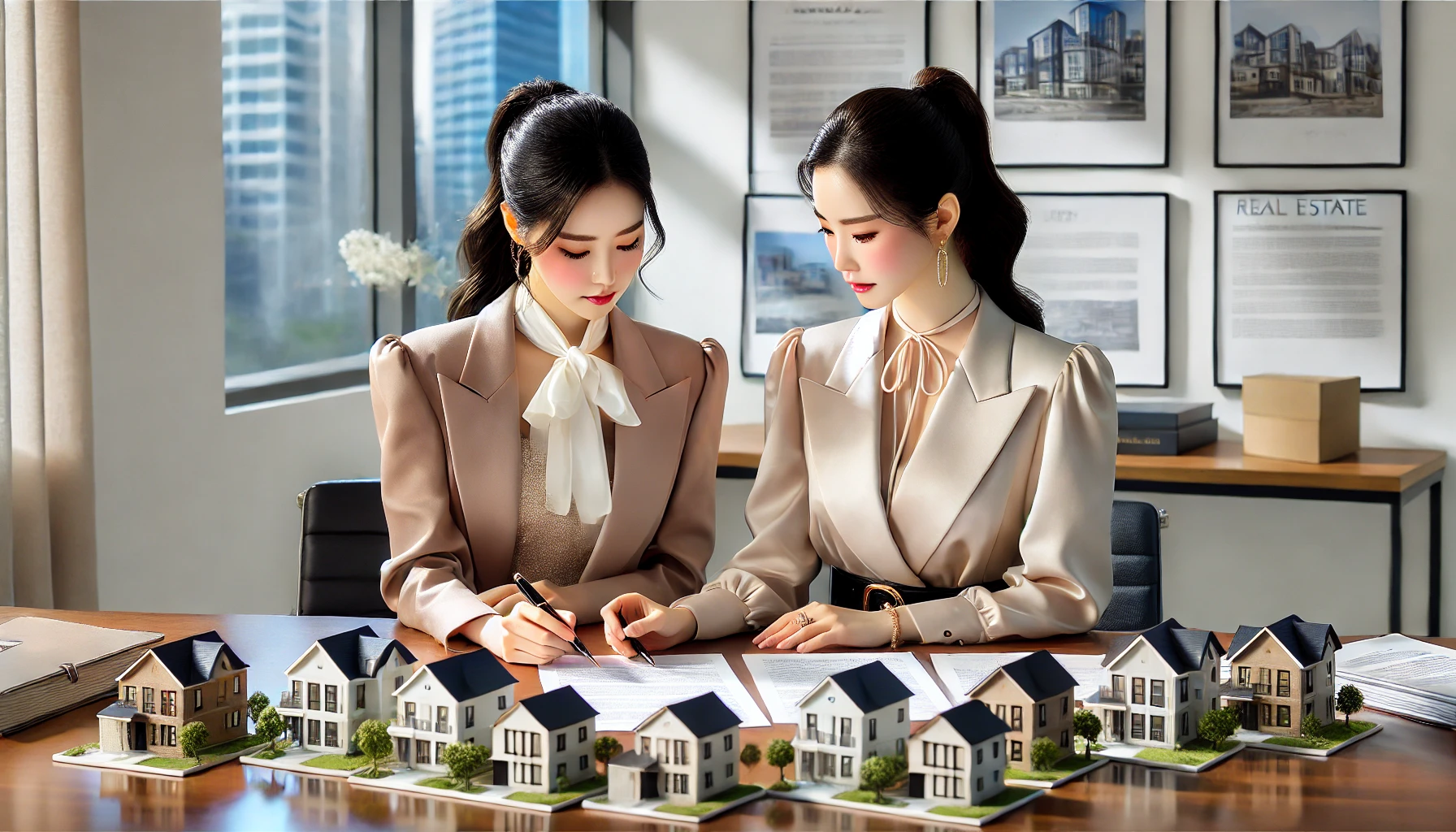 부동산 매매계약 절차 확인하는 이미지