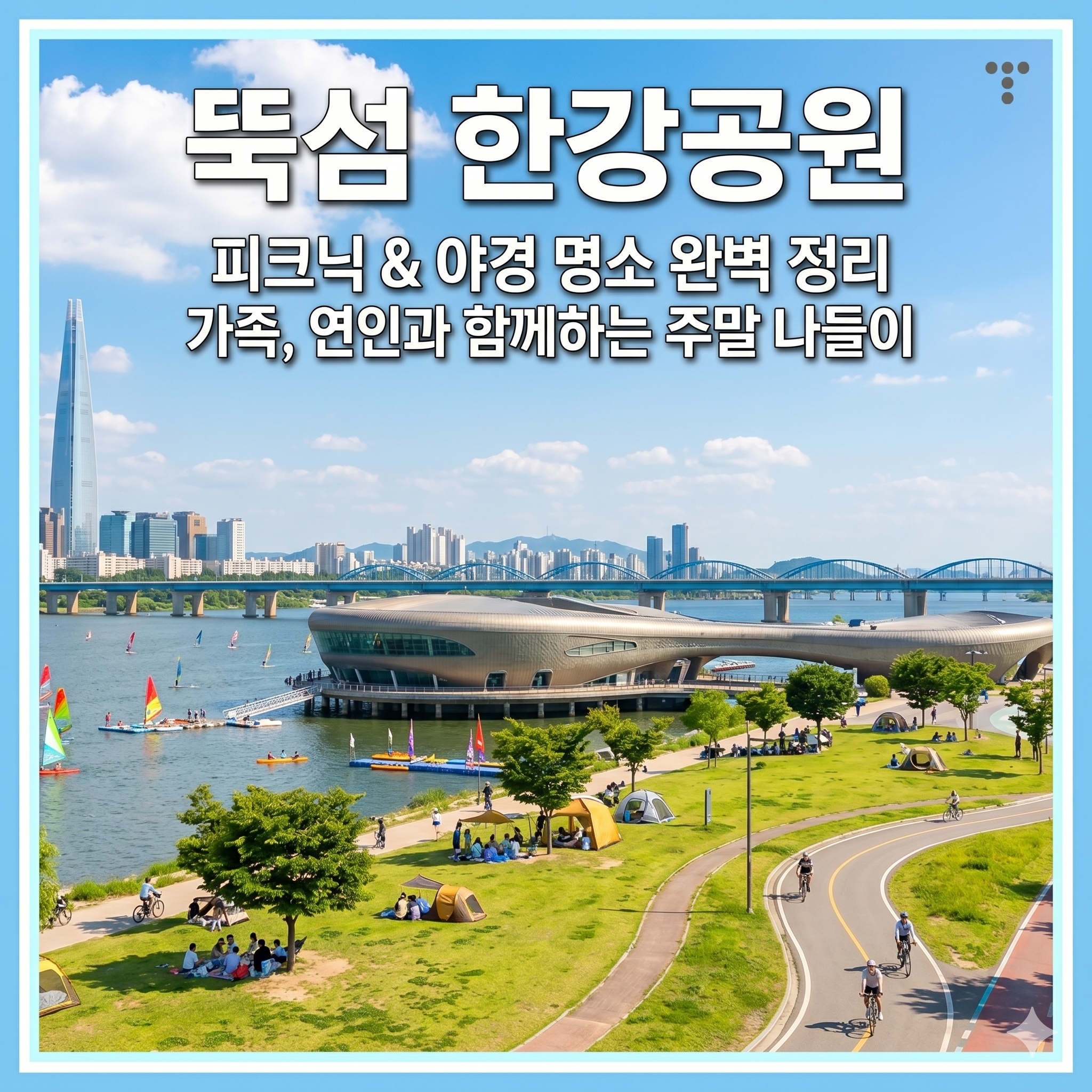 뚝섬 한강공원 완벽 가이드: 피크닉 명당부터 배달존, 주차 정보까지 총정리
