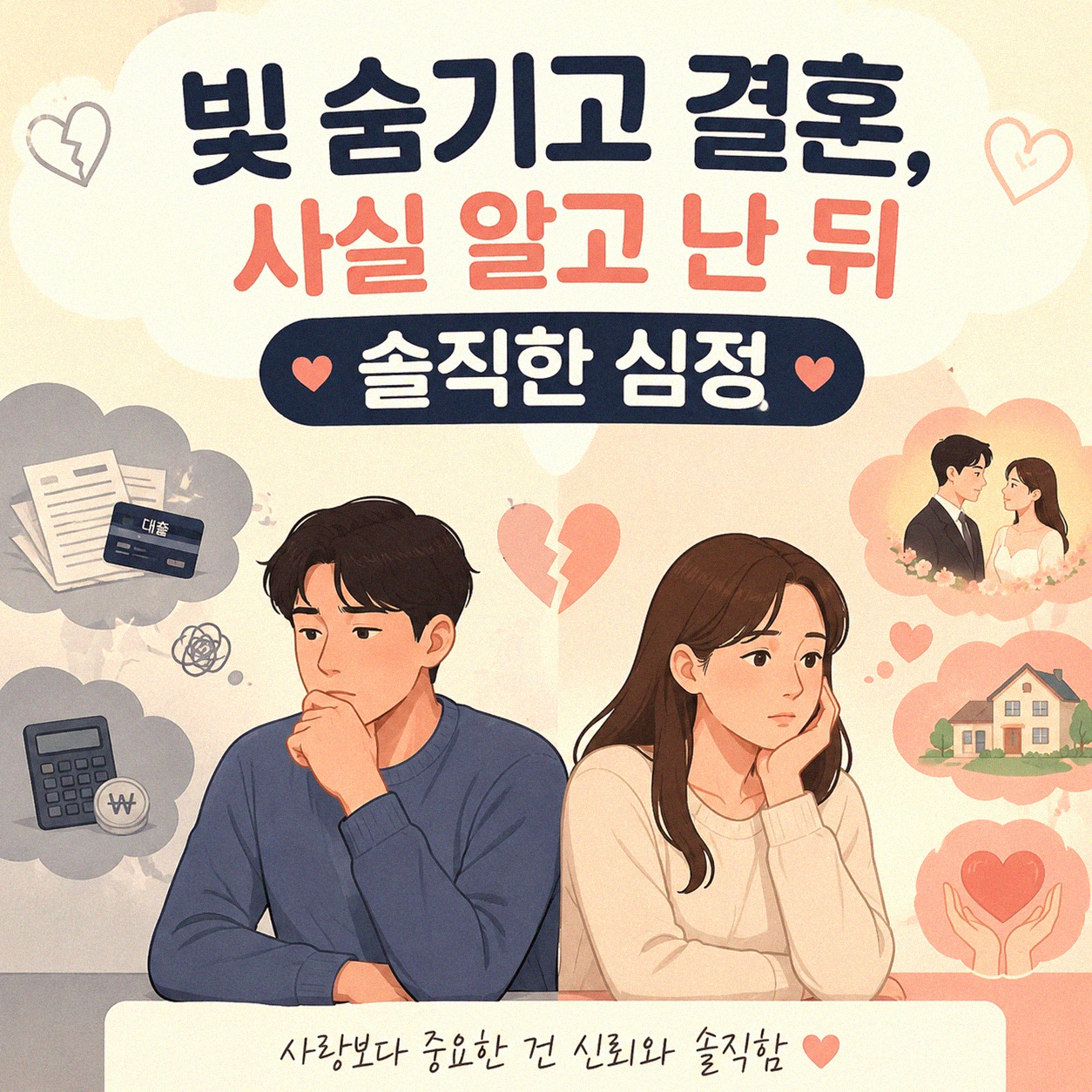 개인회생 사실 숨기고 결혼, 그 후 생각은
