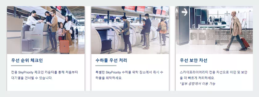스카이팀 혜택