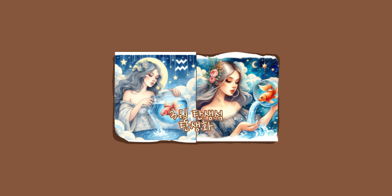 3월 탄생석 탄생화 탄생목 별자리