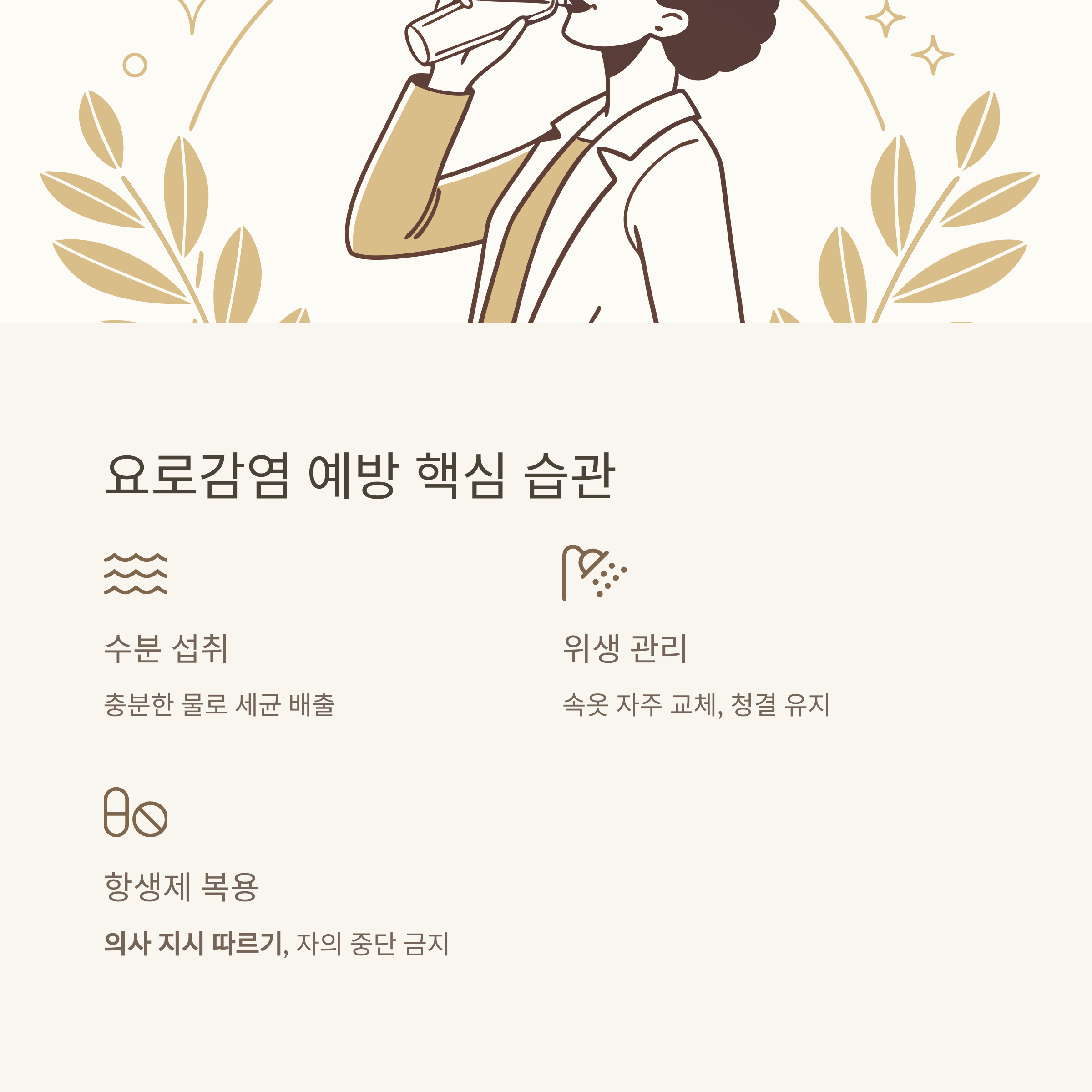 예방의 핵심: 생활 습관과 위생 관리