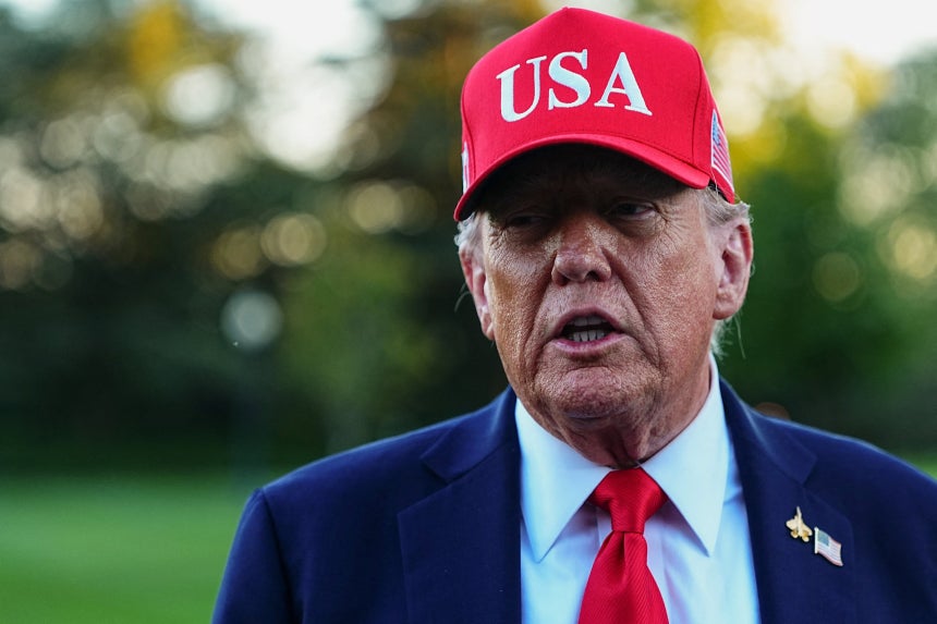 도널드 트럼프 미국 대통령.