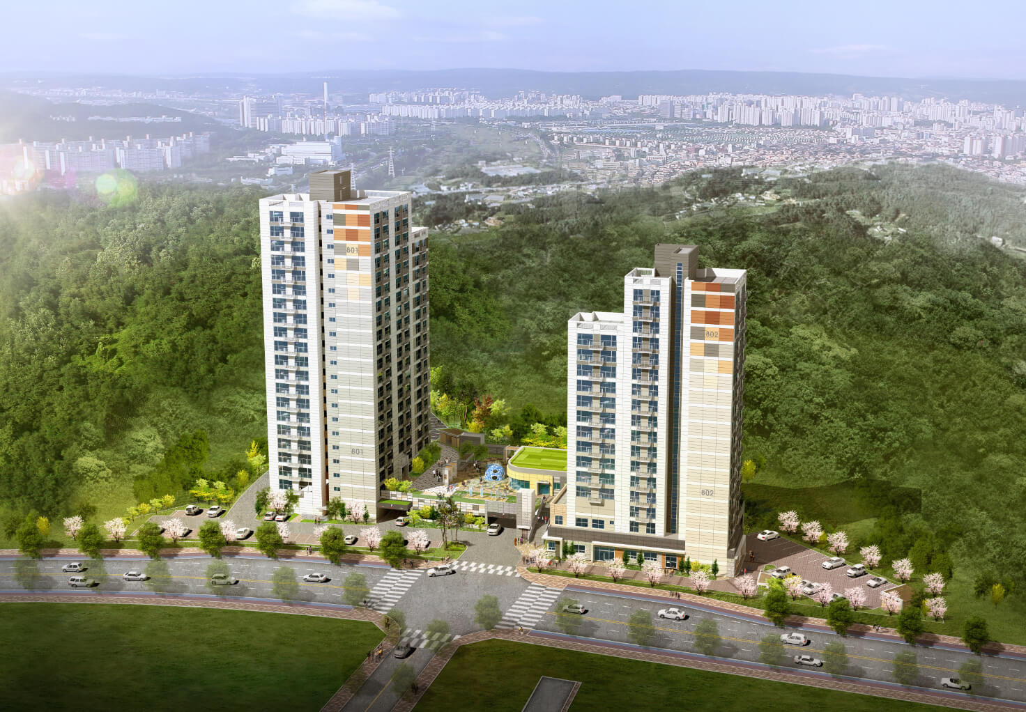 부천 옥길 LH 8단지 위치