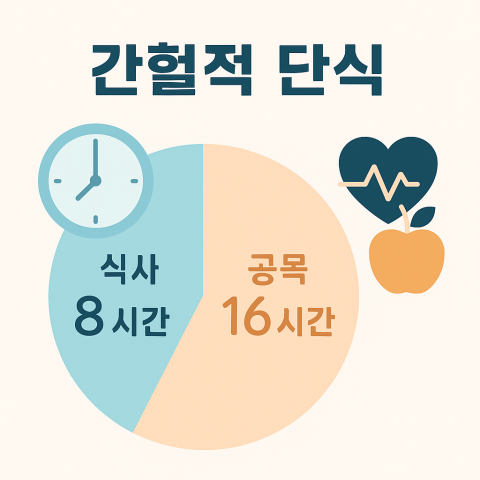 일반인들이 하는 간헐적 단식은 16:8이 적당