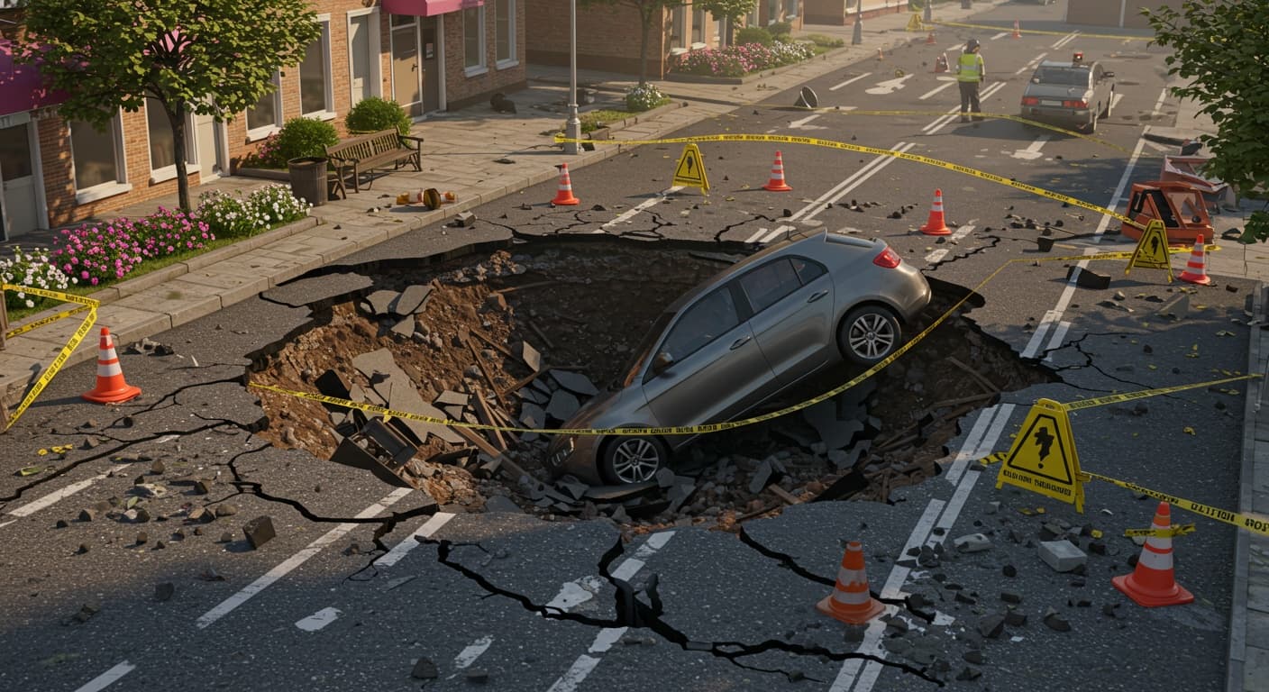 갑자기 땅이 꺼지는 현상(싱크홀)을 대비하는 방법