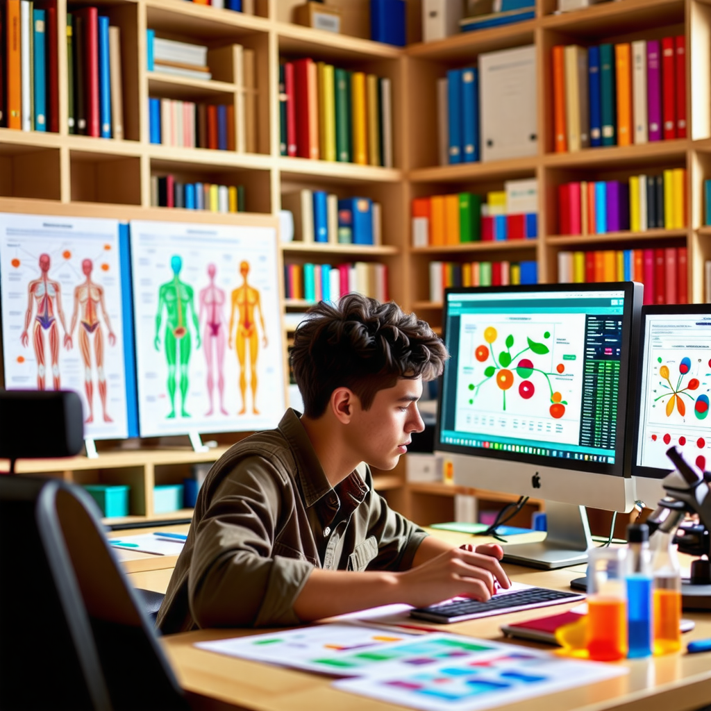 생명과학 개념의 이해를 도울 수 있는 중고등학생용 게임 관련 이미지