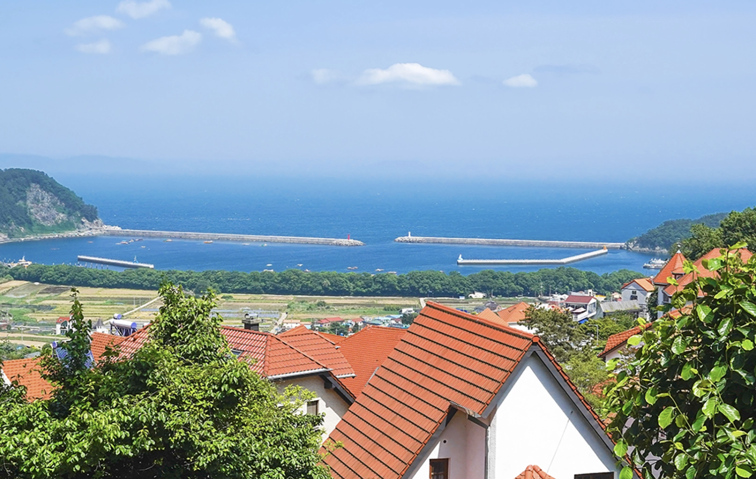 남해 독일마을 전경