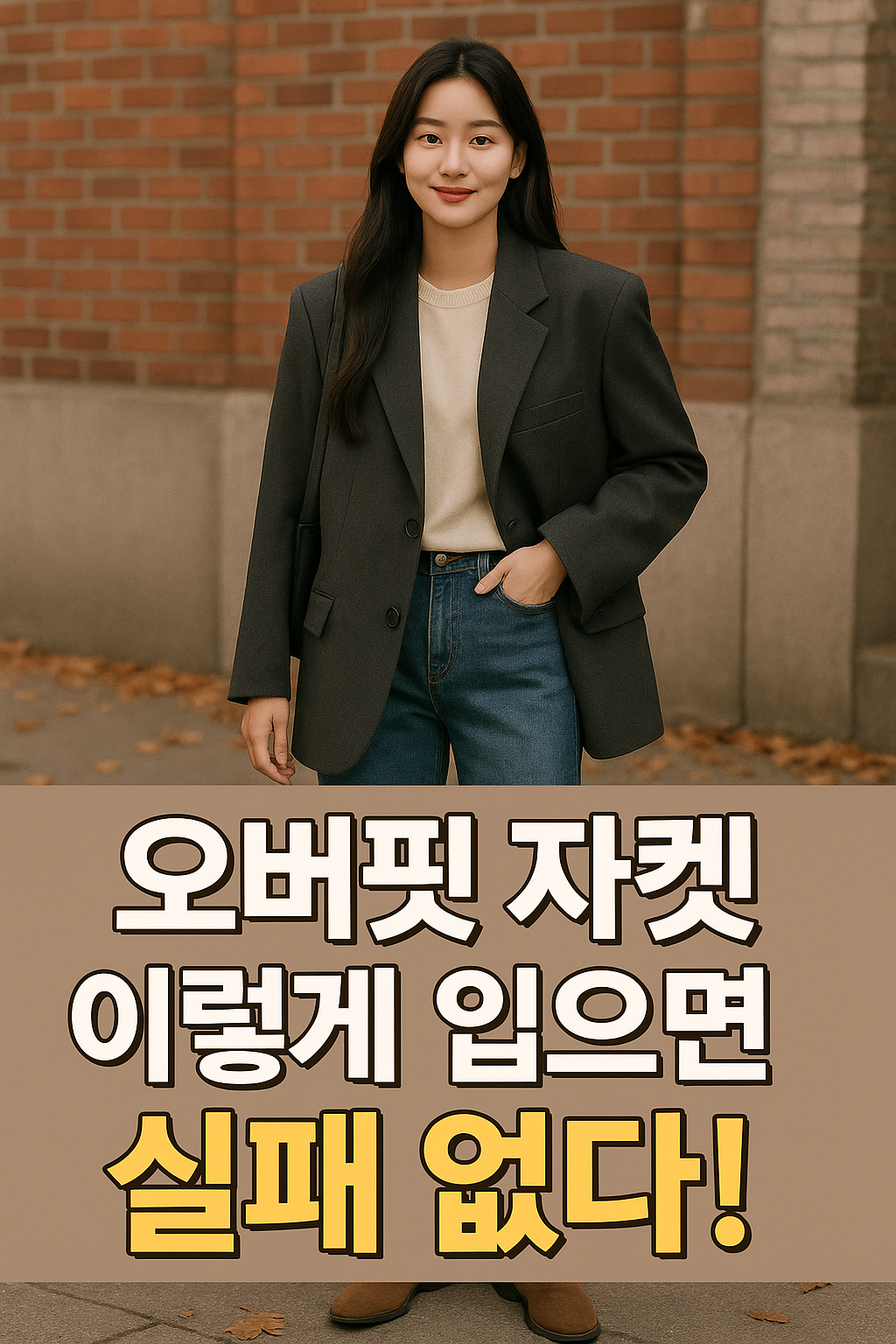 오버핏 자켓