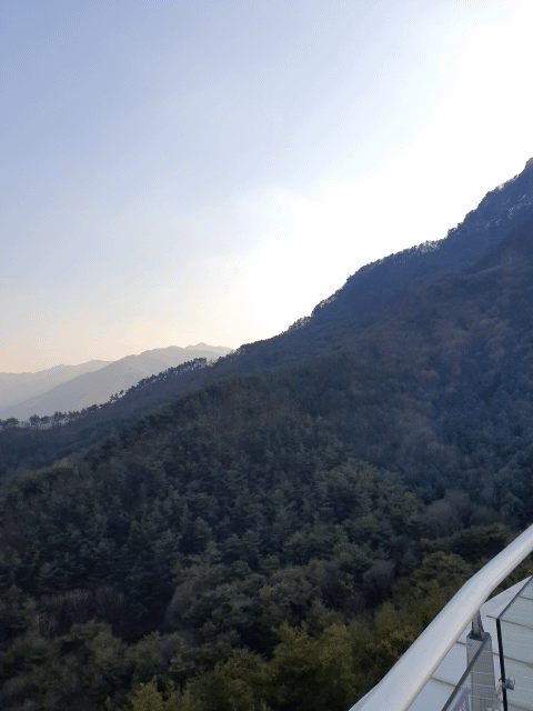 무주 태권도원 전망대 절경