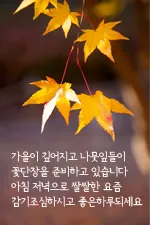 환절기 인사말 모음 예시 멘트_4