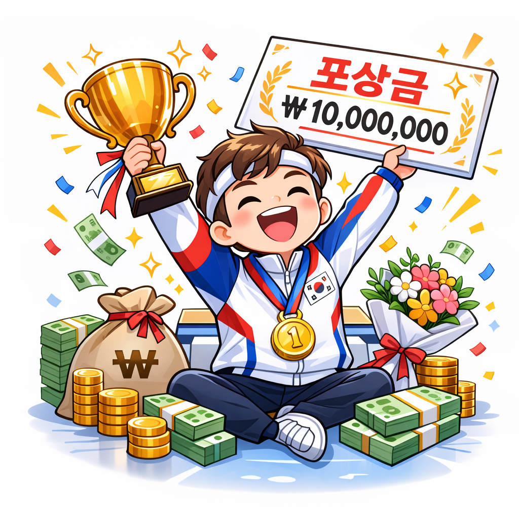 올림픽 금메달 연금 세금