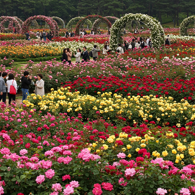 울산 태화강 국가정원을 중심으로 열리는 장미축제