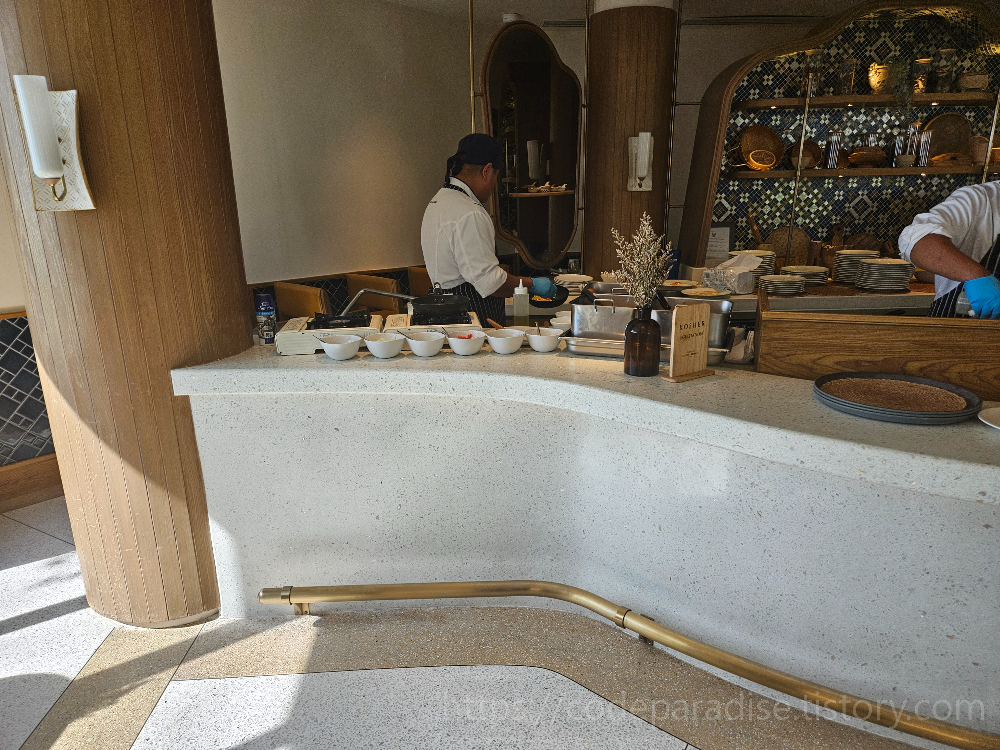 호텔 조식 사진