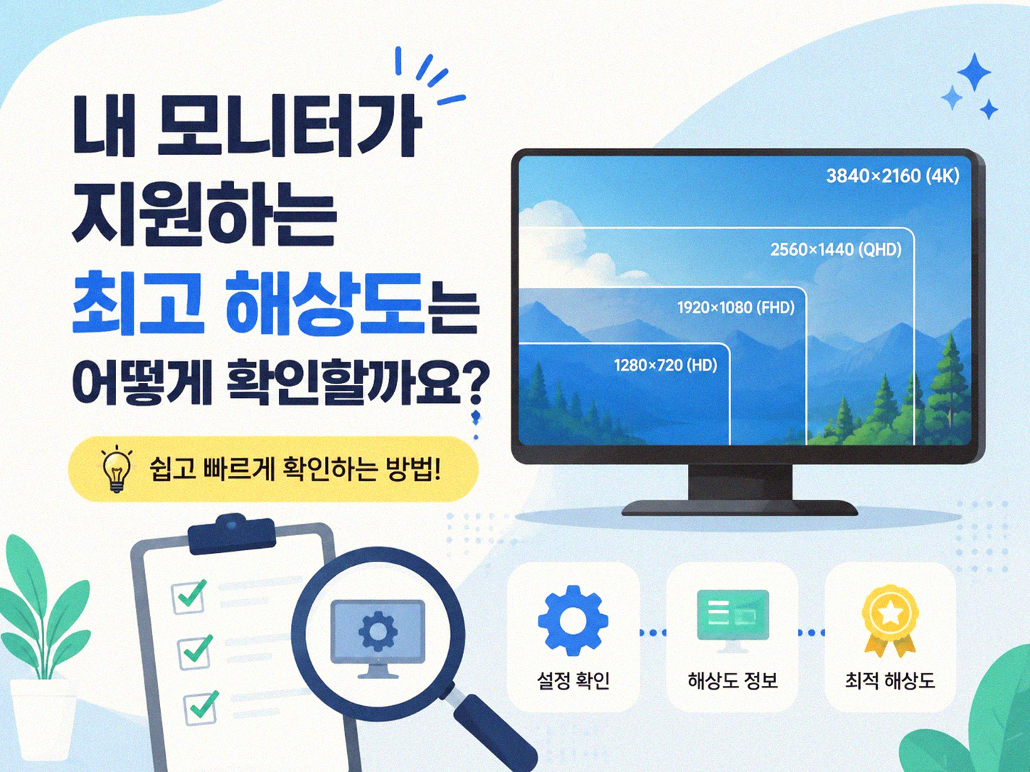 노트북 외장 모니터 해상도, 이것만 알면 딱 맞아요