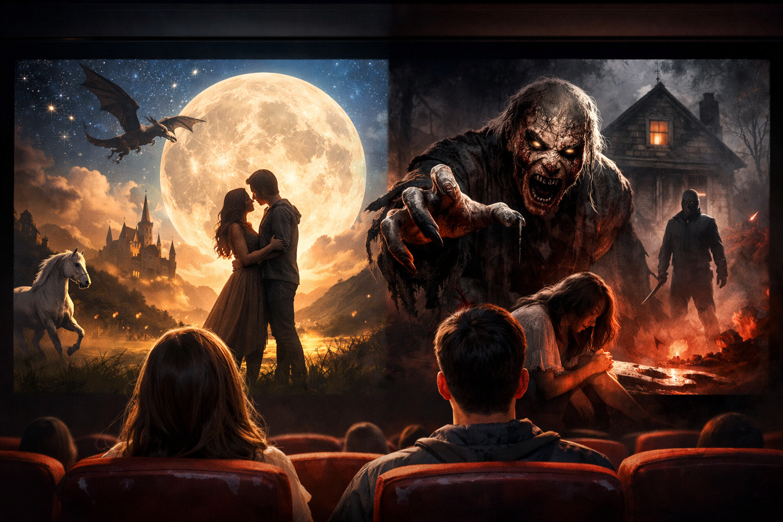 영화를 보는 꿈