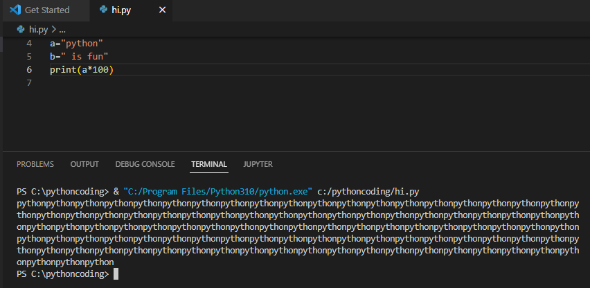 파이썬 문자열 연산2