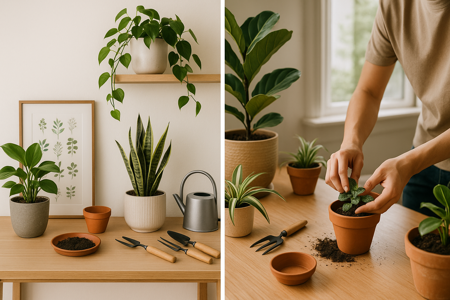 원예 취미 &ndash; 실내 식물 키우기 입문법