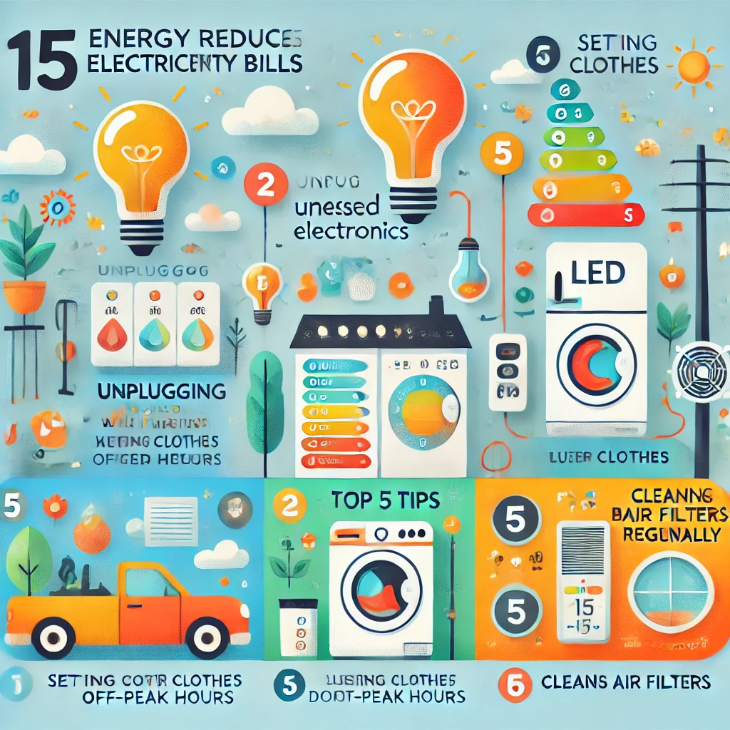 전기 요금을 절약하는 10가지 실용적인 방법