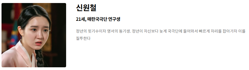 매란국극단 안 사람들