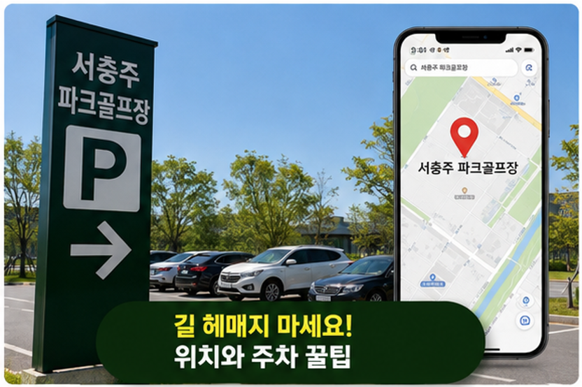 누구나 무료로 18홀 라운딩! 서충주 파크골프장 위치, 이용시간, 요금, 예약꿀팁 핵심 요약