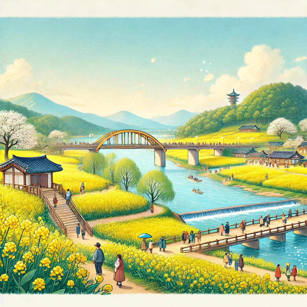 남지 유채꽃축제