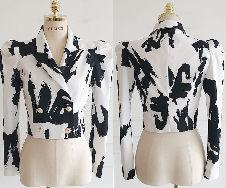 [윤아정 패션 찢었다!] '태양을 삼킨 여자 74회' 민경채 페인팅 블라우스 자켓 브랜드 공개!