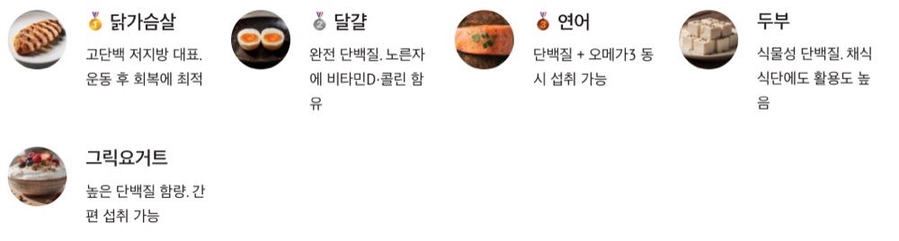 근육에 좋은 음식 추천식품