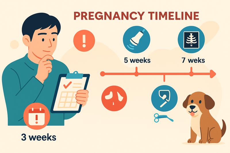 강아지 임신 진단법: 진단 중요성에 따른 혈액, 초음파, X-레이까지 단계별 진단
